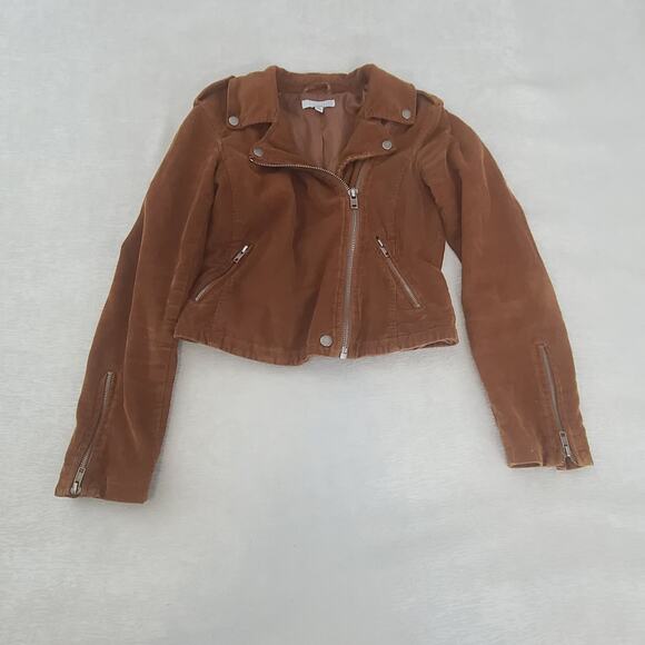 Ten Sixty Sherman ladies moto corduroy retro vibes jacket brown Size xs Hippie - Picture 3 of 10